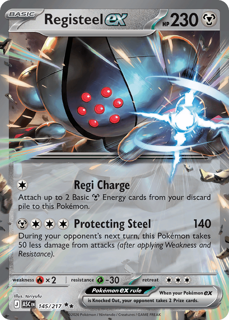 Registeel ex — Ascended Heroes #145