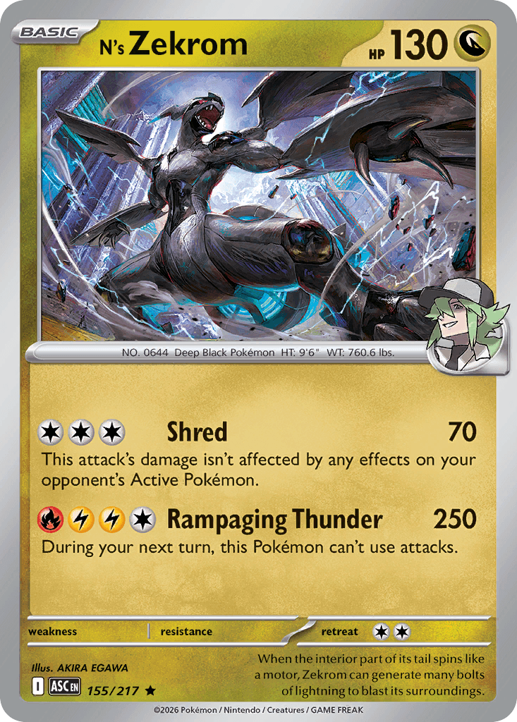 N's Zekrom — Ascended Heroes #155