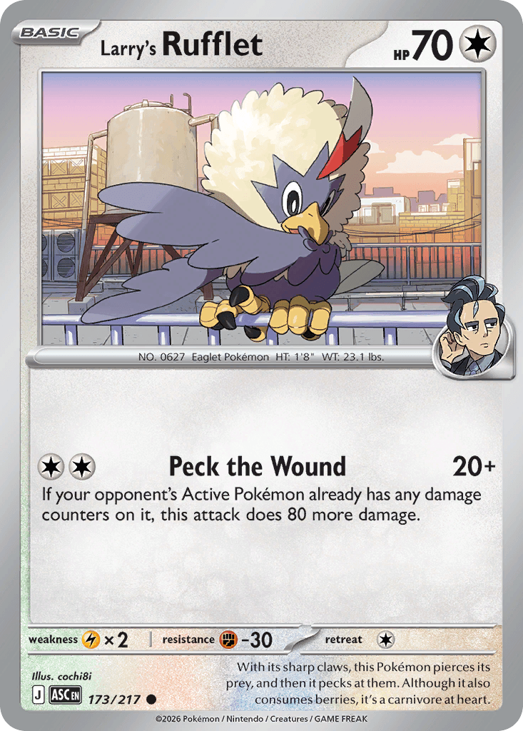 Larry's Rufflet — Ascended Heroes #173