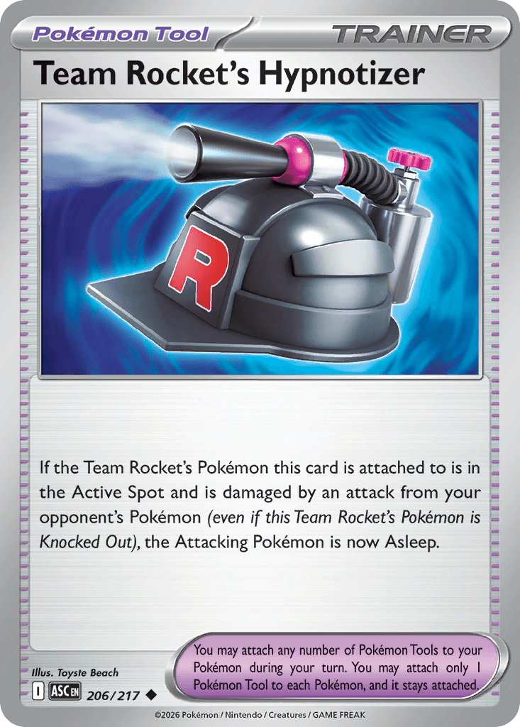 Team Rocket's Hypnotizer — Ascended Heroes #206