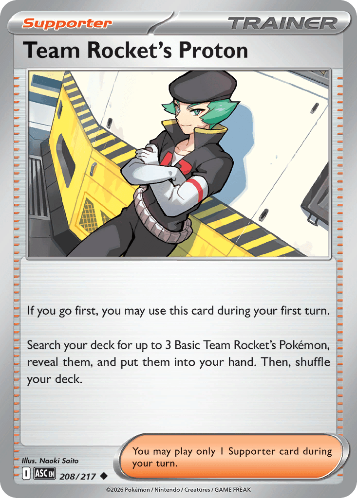 Team Rocket's Proton — Ascended Heroes #208