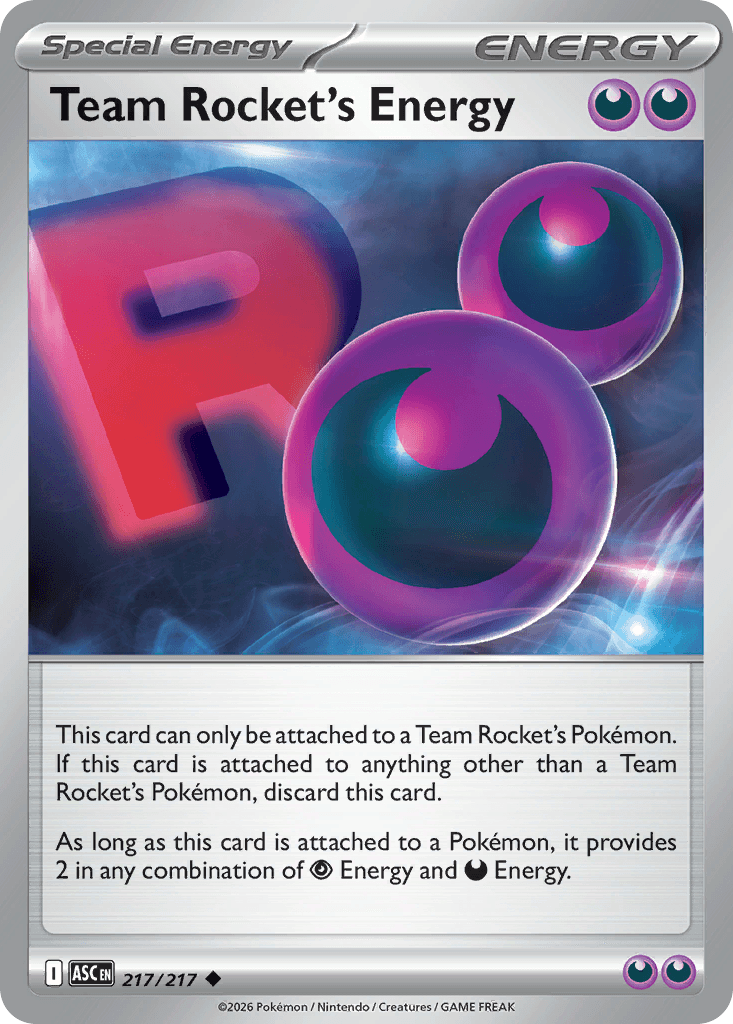 Team Rocket's Energy — Ascended Heroes #217