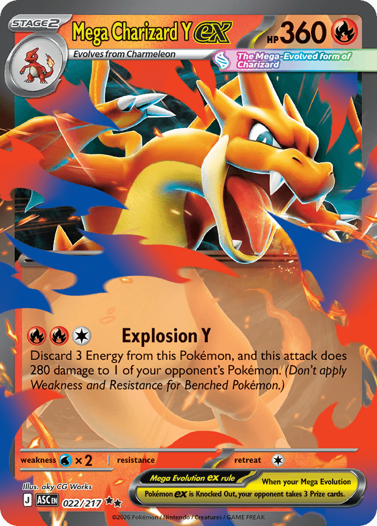 Mega Charizard Y ex — Ascended Heroes #22