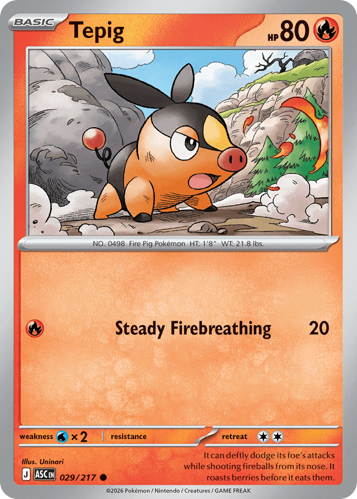 Tepig — Ascended Heroes #29