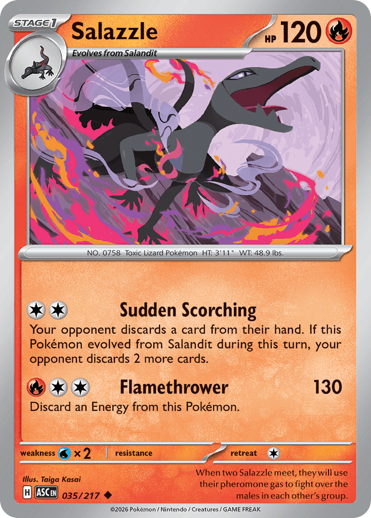 Salazzle — Ascended Heroes #35