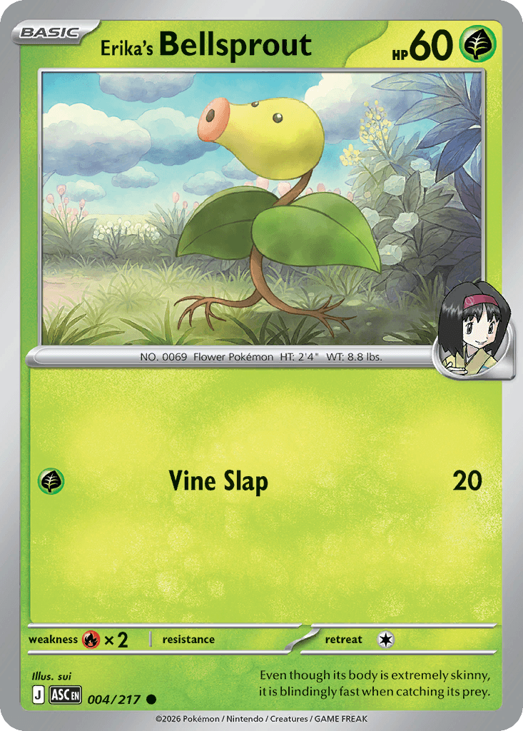 Erika's Bellsprout — Ascended Heroes #4