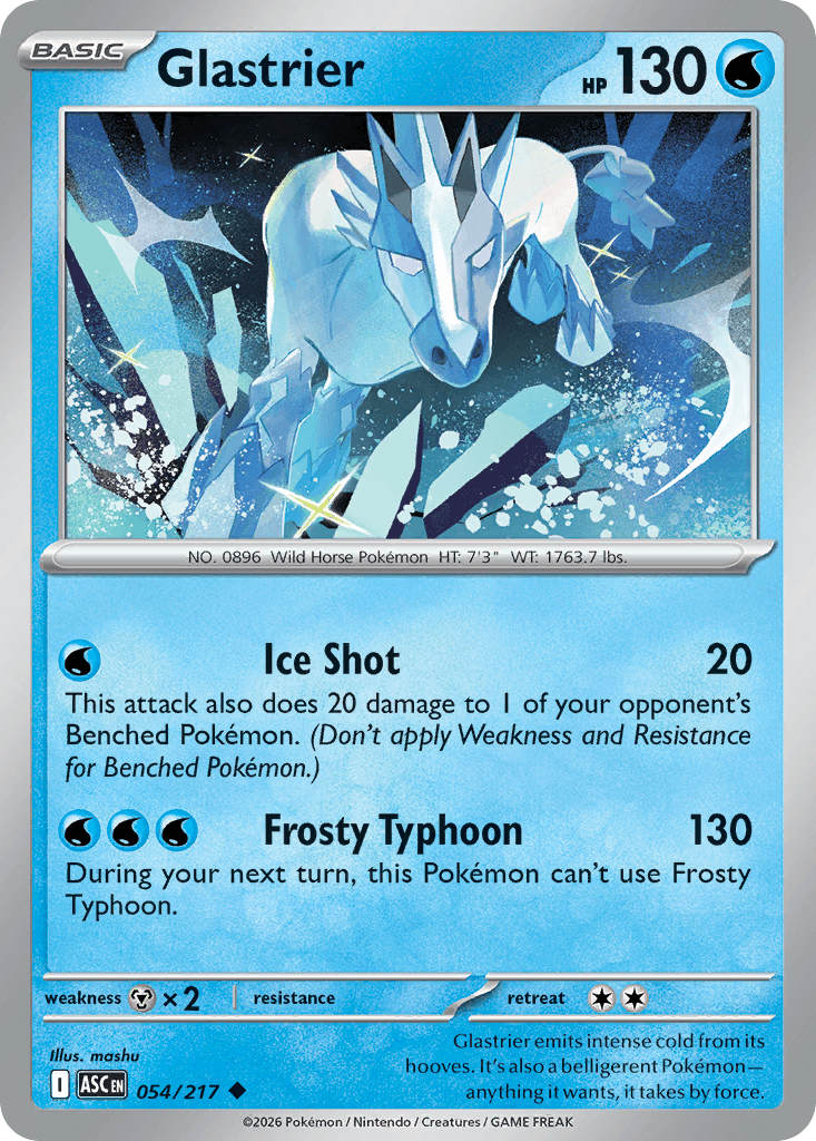 Glastrier — Ascended Heroes #54