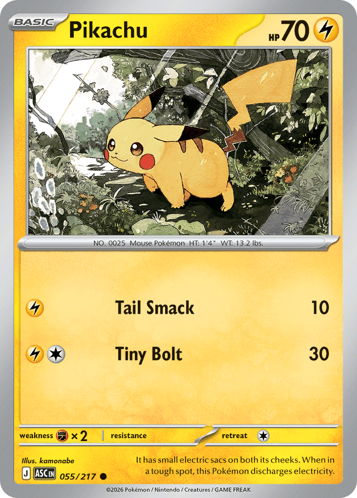 Pikachu — Ascended Heroes #55