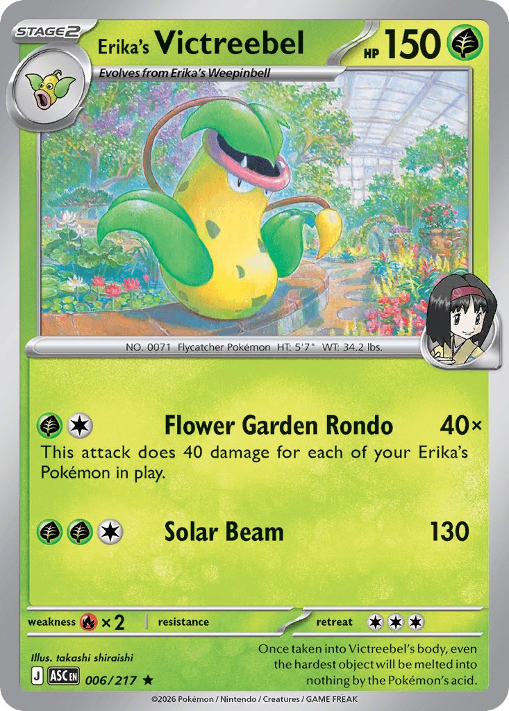 Erika's Victreebel — Ascended Heroes #6