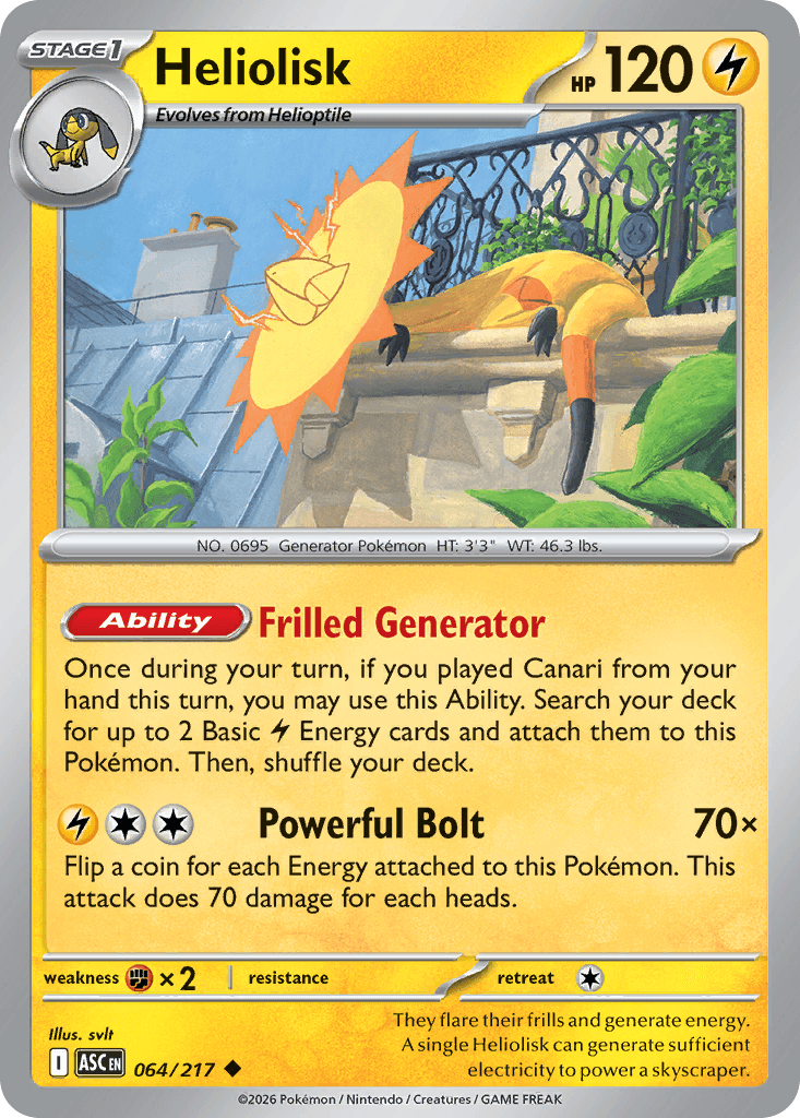Heliolisk — Ascended Heroes #64
