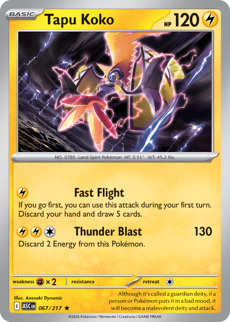 Tapu Koko — Ascended Heroes #67