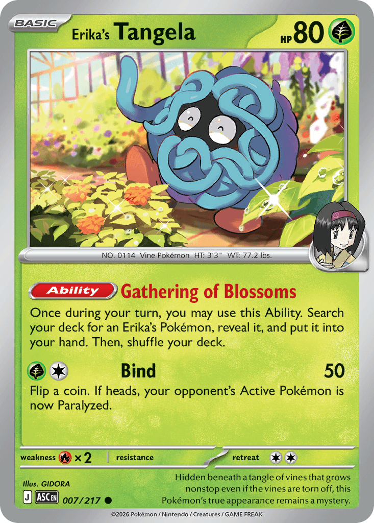 Erika's Tangela — Ascended Heroes #7
