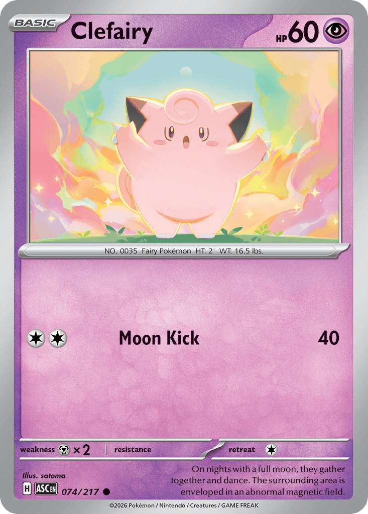 Clefairy — Ascended Heroes #74