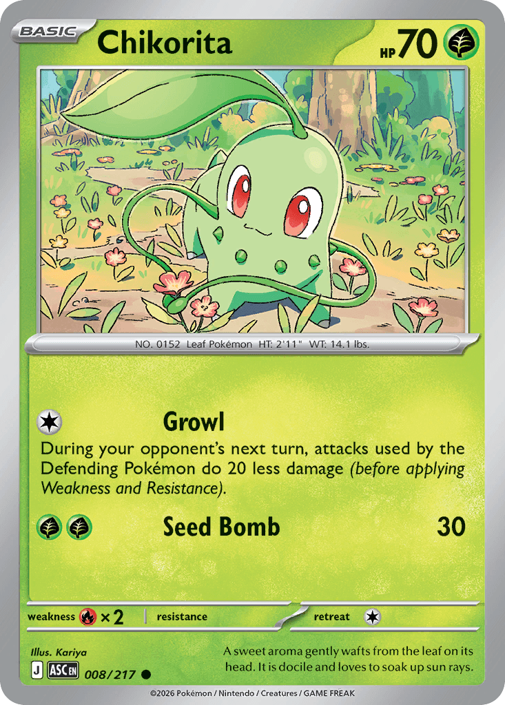 Chikorita — Ascended Heroes #8