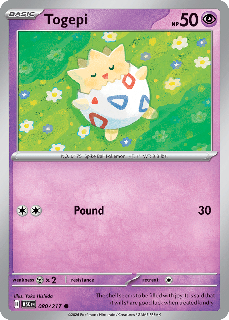 Togepi — Ascended Heroes #80
