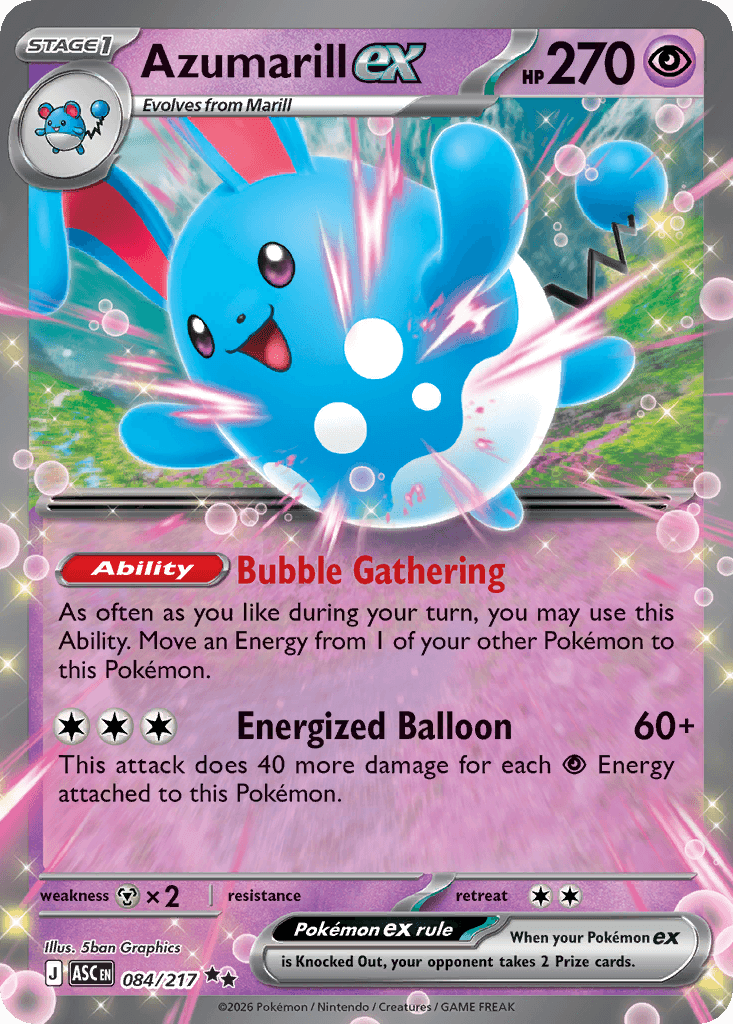 Azumarill ex — Ascended Heroes #84