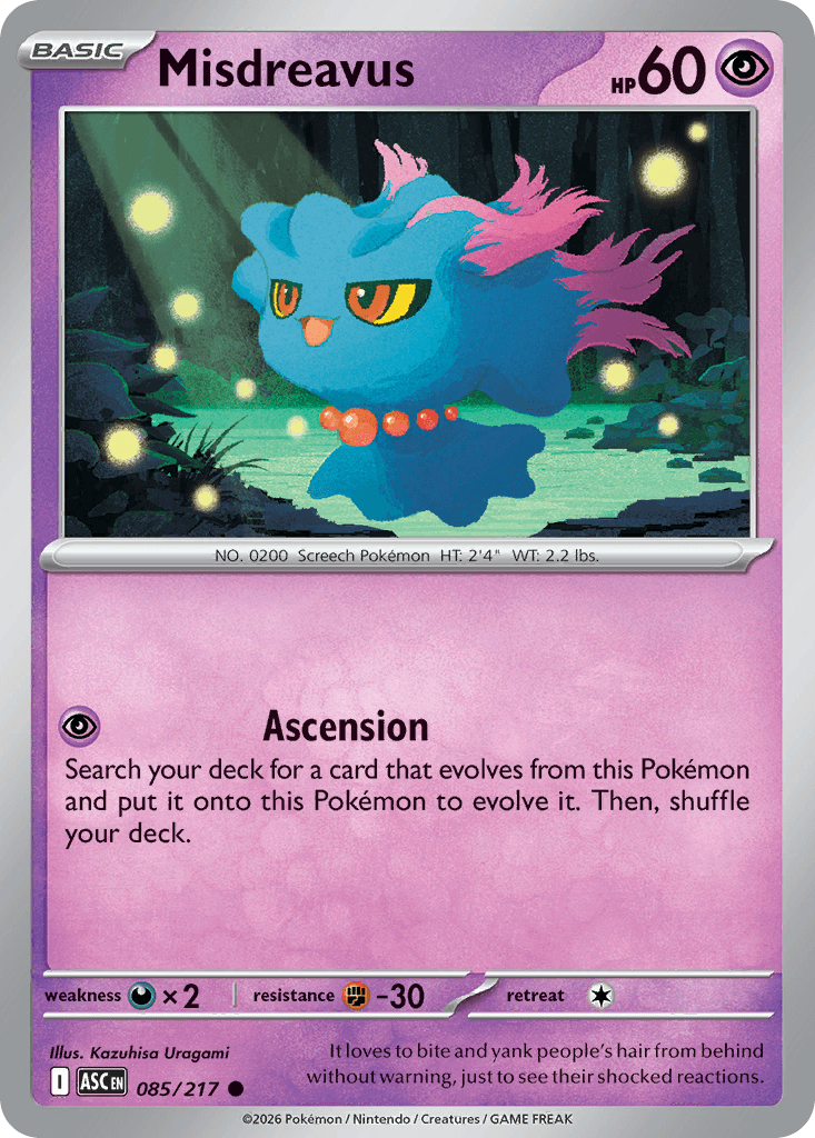 Misdreavus — Ascended Heroes #85