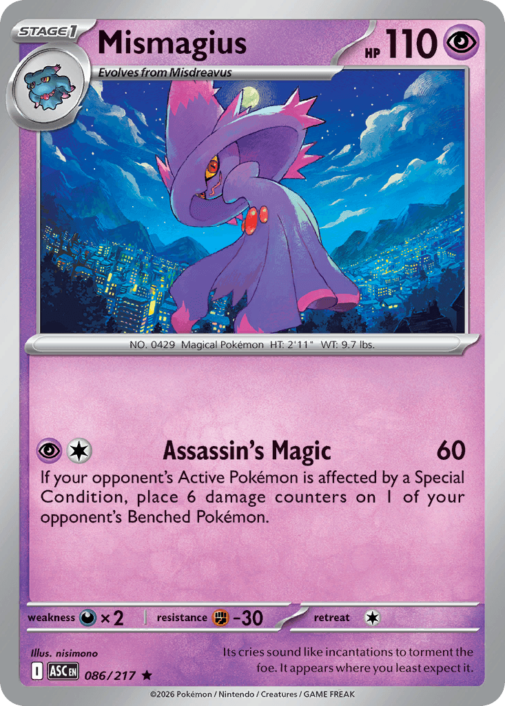 Mismagius — Ascended Heroes #86