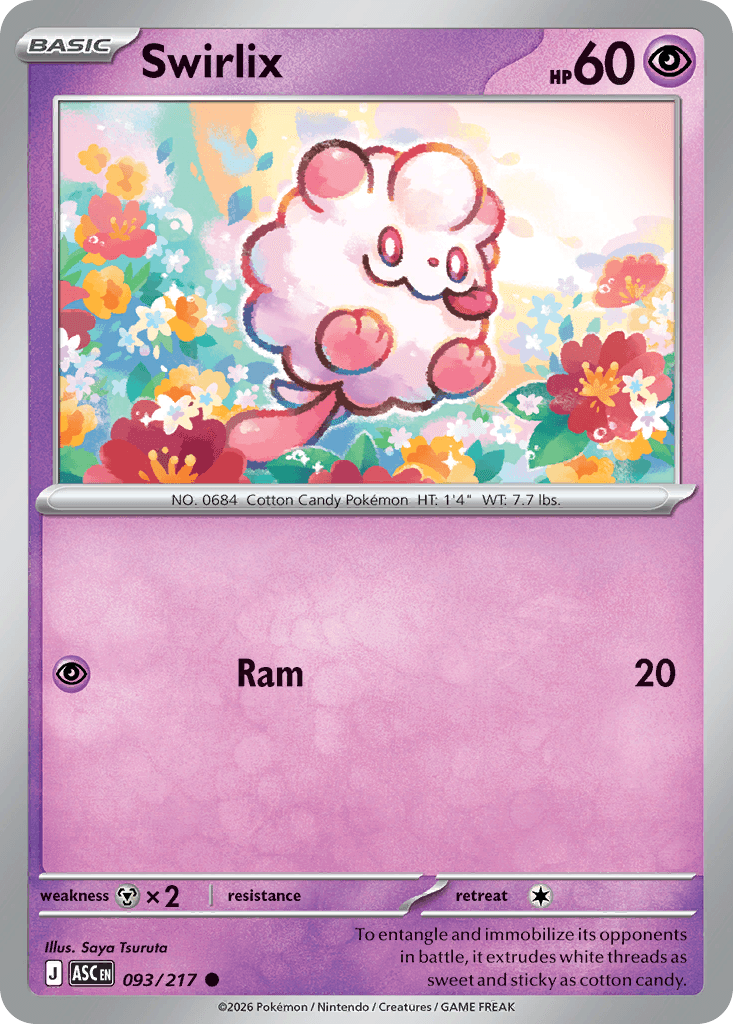 Swirlix — Ascended Heroes #93