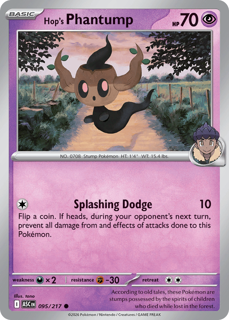 Hop's Phantump — Ascended Heroes #95