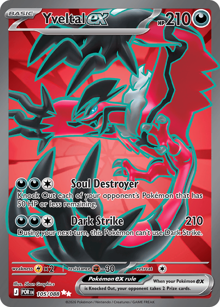Yveltal ex — Perfect Order #105