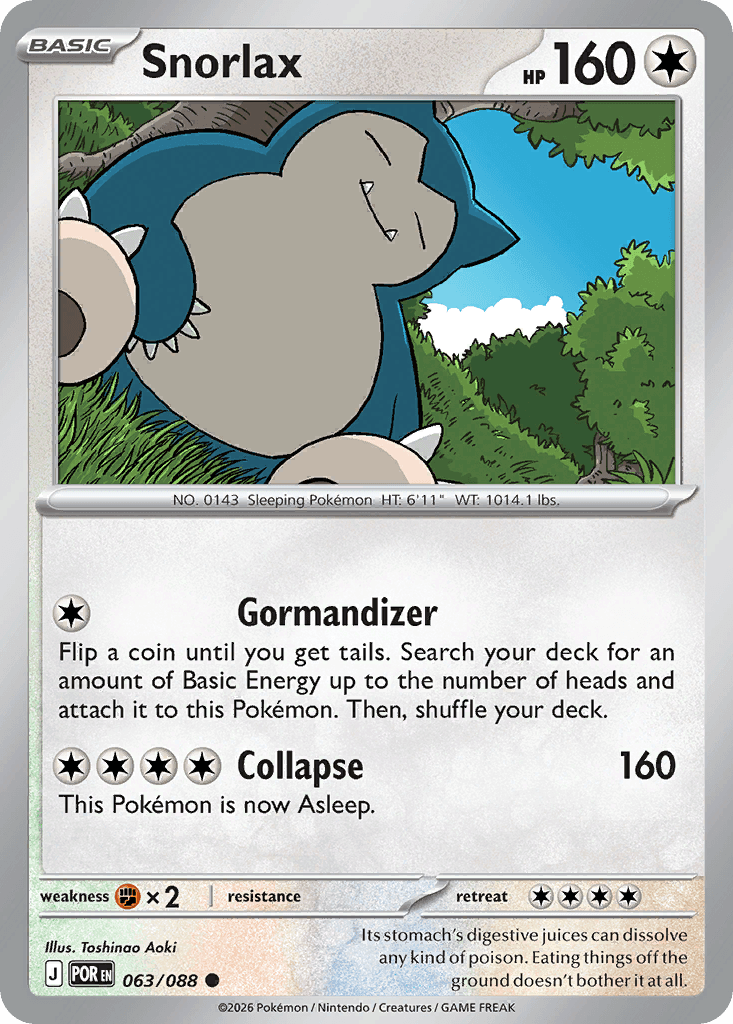 Snorlax — Perfect Order #63