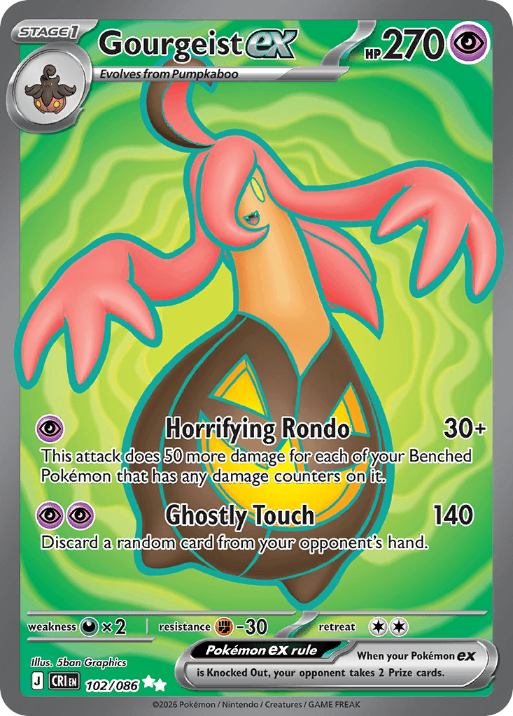 Gourgeist ex — Chaos Rising #102