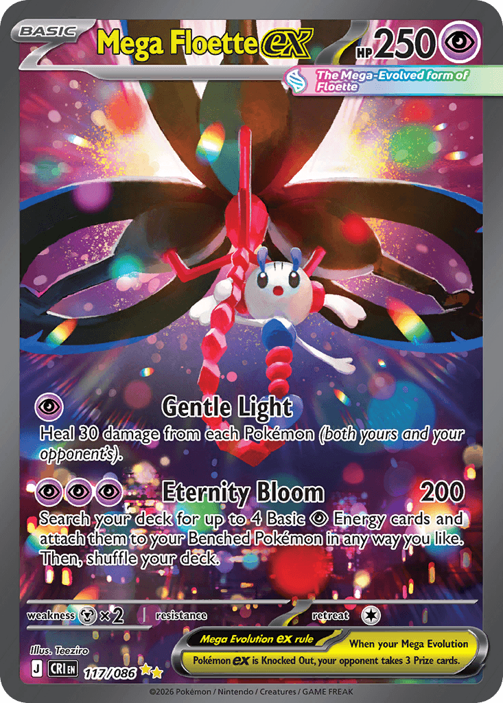 Mega Floette ex — Chaos Rising #117
