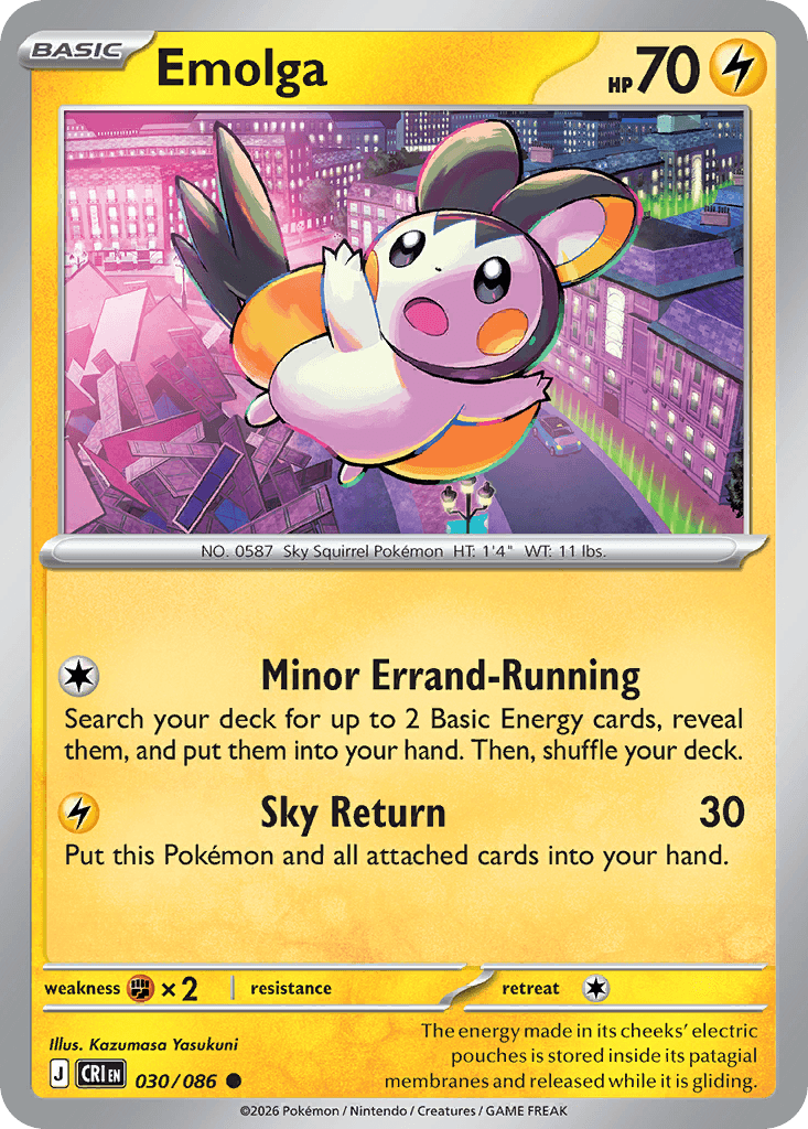 Emolga — Chaos Rising #30