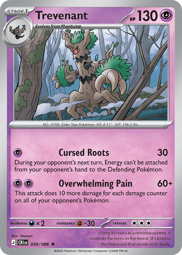 Trevenant — Chaos Rising #39
