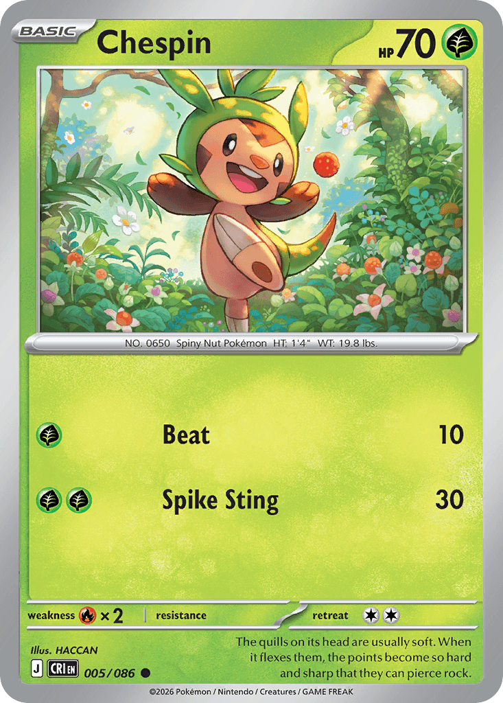 Chespin — Chaos Rising #5