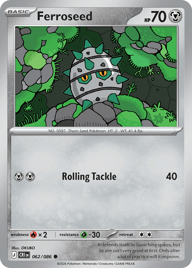 Ferroseed — Chaos Rising #62