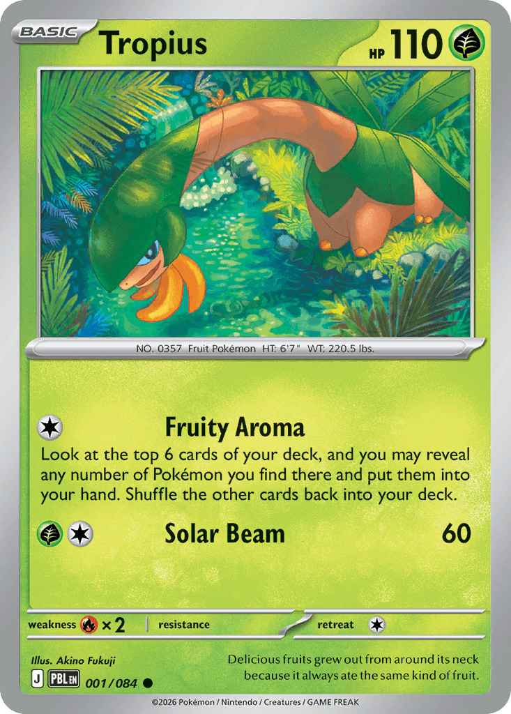 Tropius — Pitch Black #1
