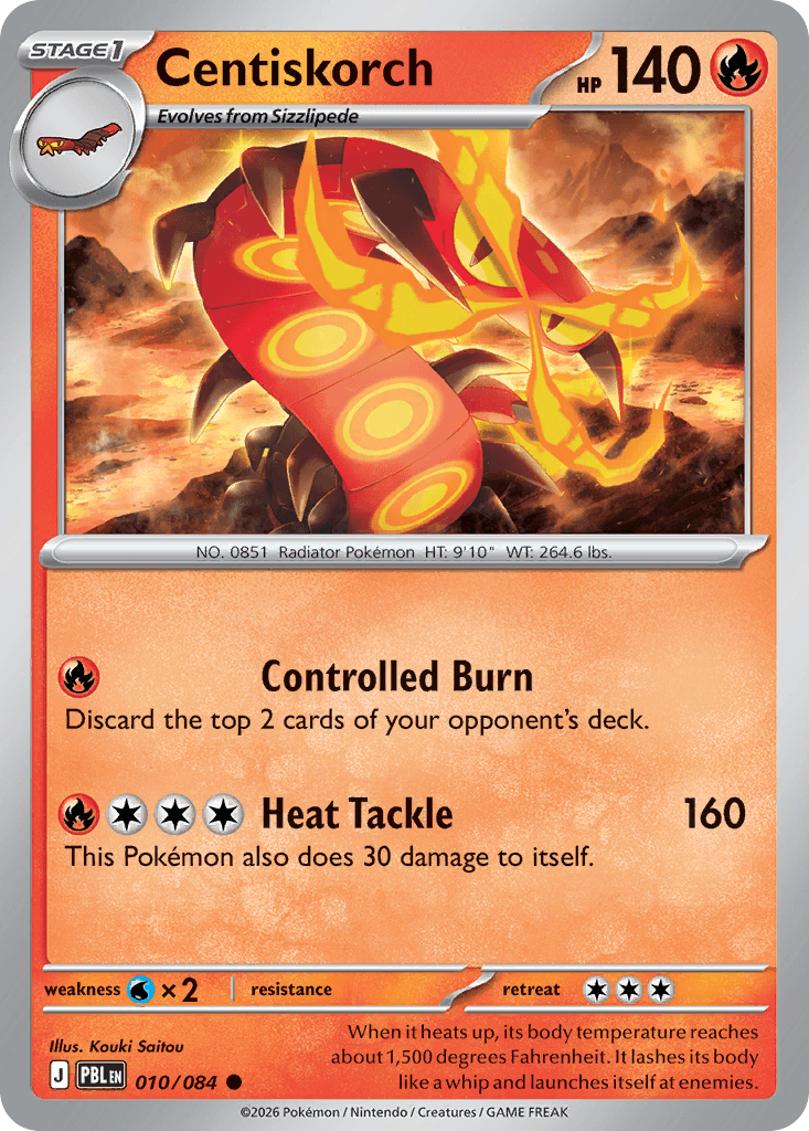 Centiskorch — Pitch Black #10