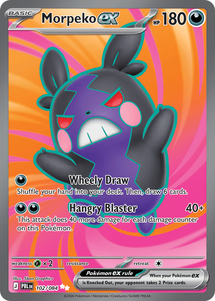 Morpeko ex — Pitch Black #102
