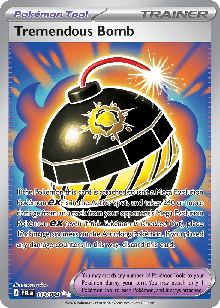Tremendous Bomb — Pitch Black #113