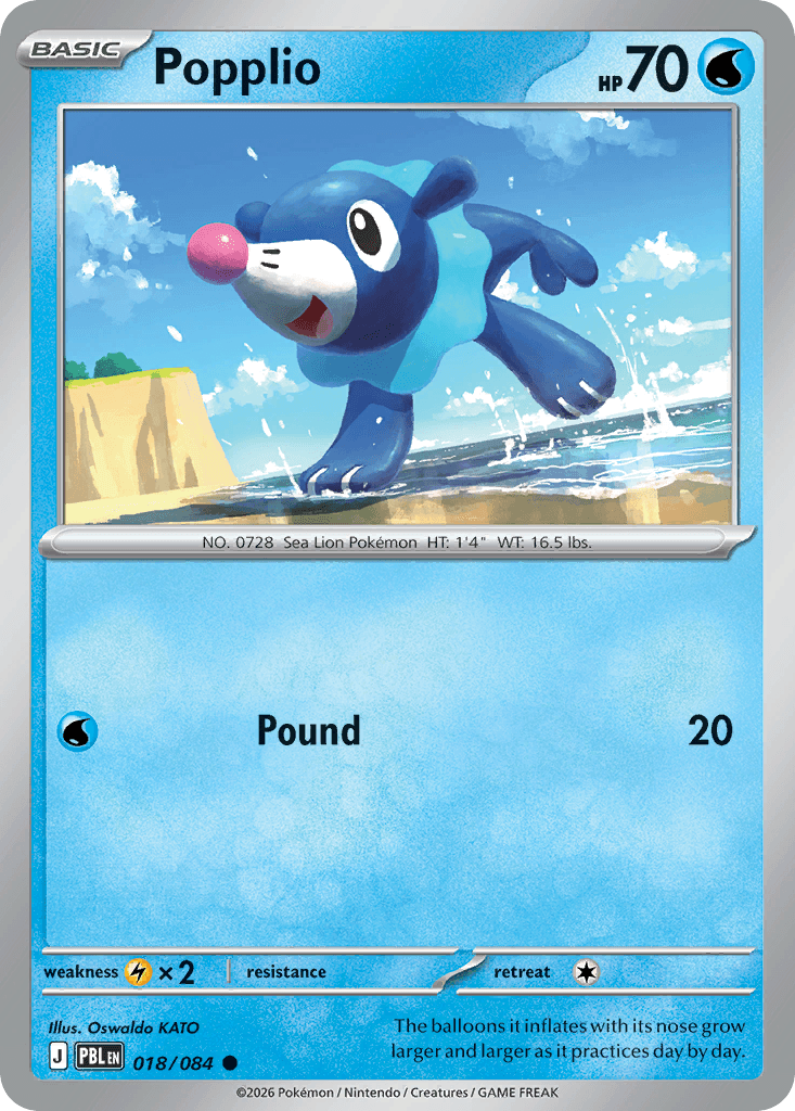 Popplio — Pitch Black #18