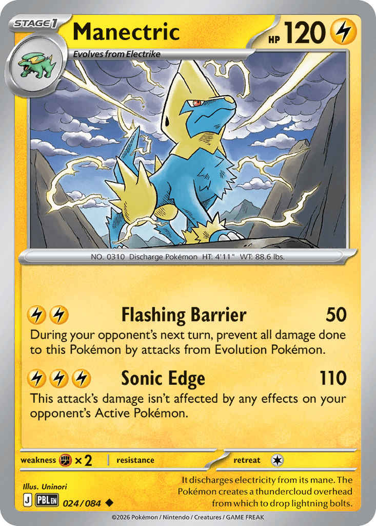 Manectric — Pitch Black #24