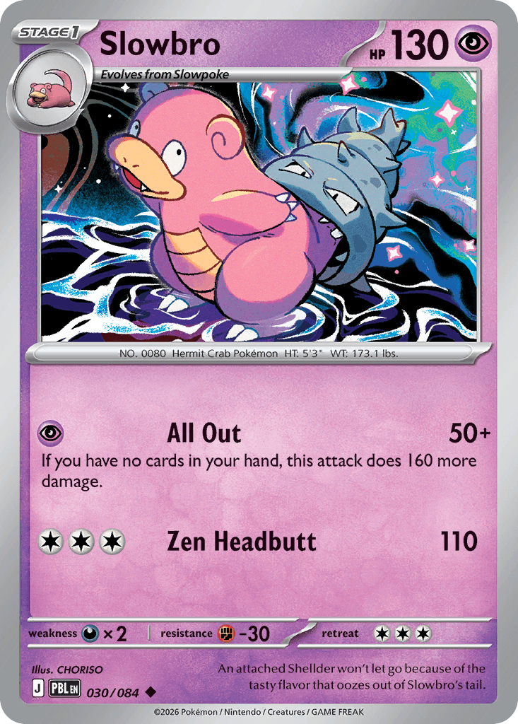 Slowbro — Pitch Black #30