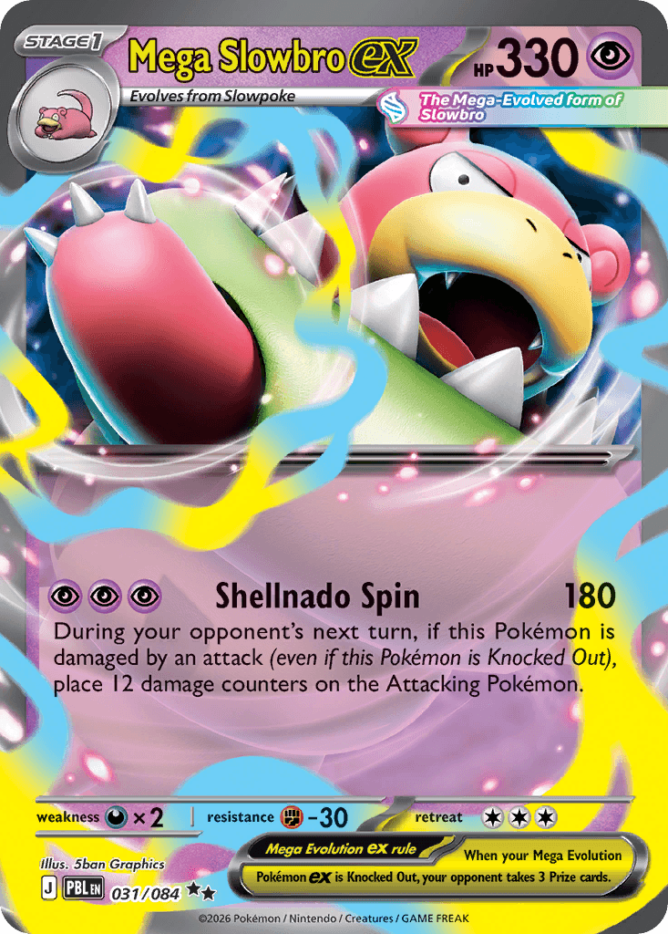 Mega Slowbro ex — Pitch Black #31