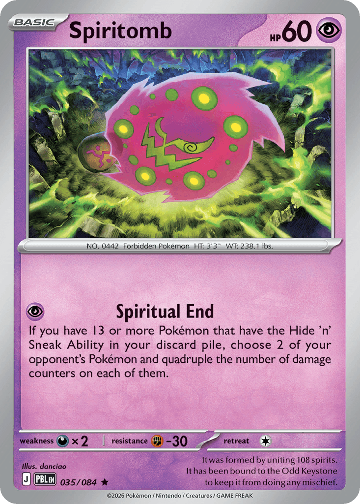 Spiritomb — Pitch Black #35