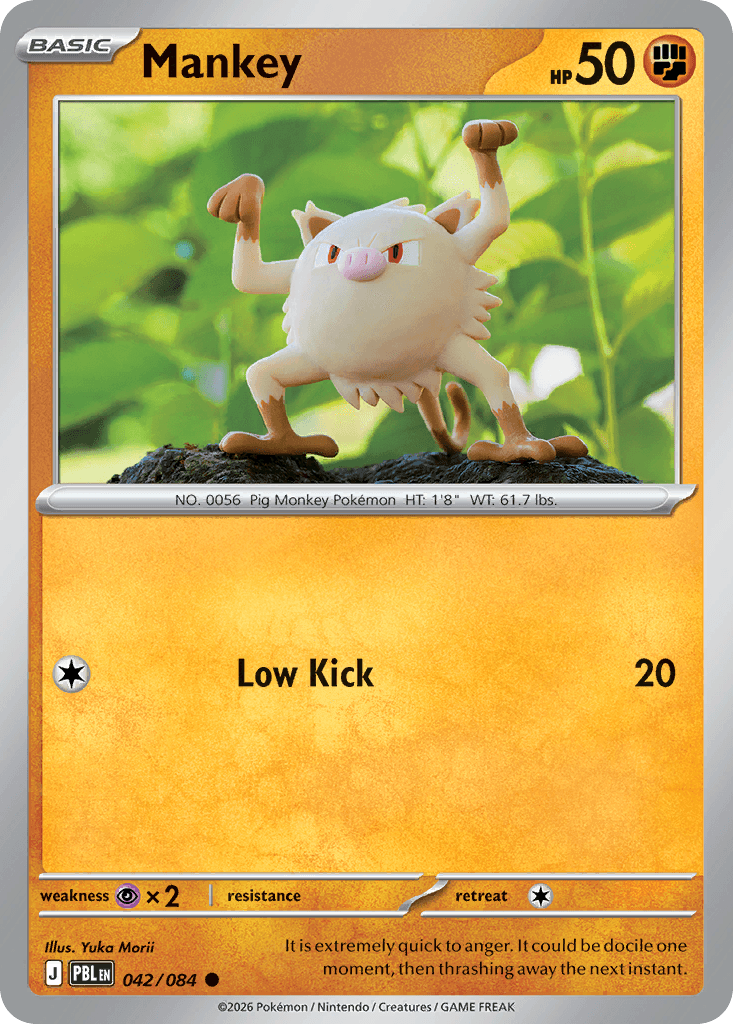 Mankey — Pitch Black #42