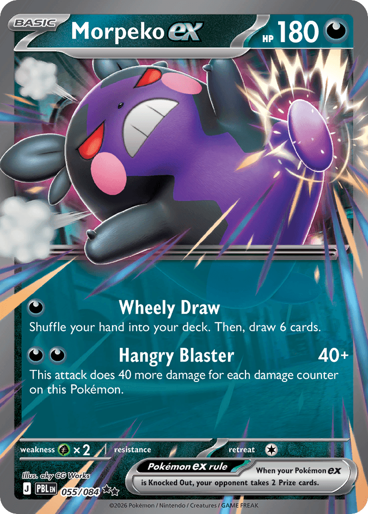 Morpeko ex — Pitch Black #55