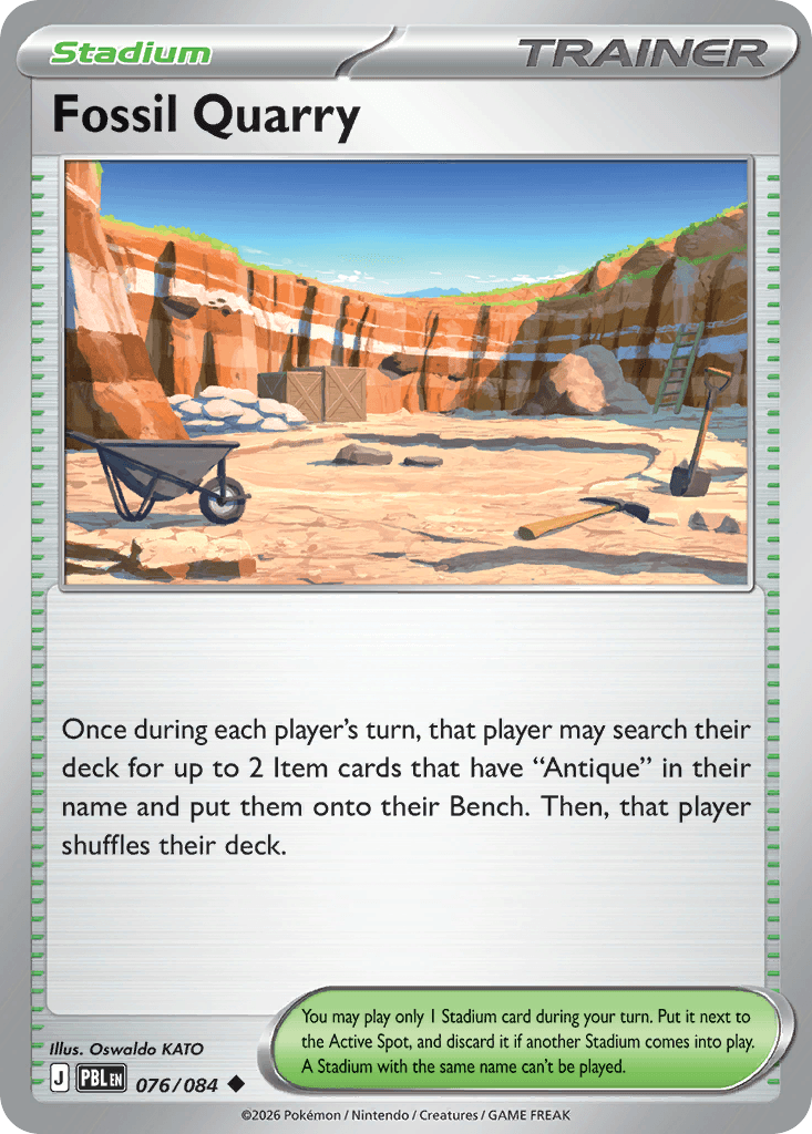 Fossil Quarry — Pitch Black #76