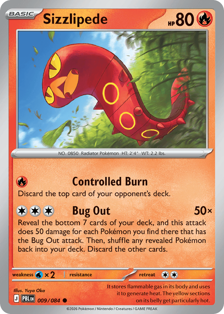 Sizzlipede — Pitch Black #9
