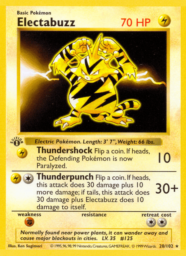 Electabuzz — Base #20