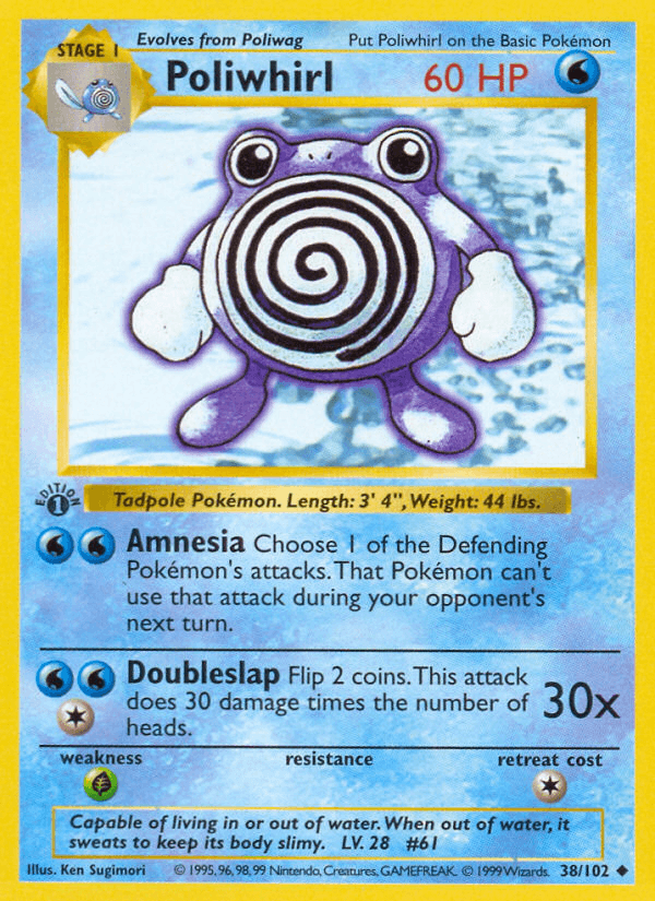 Poliwhirl — Base #38