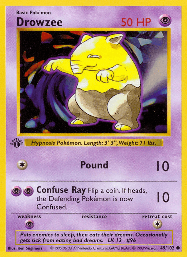 Drowzee — Base #49