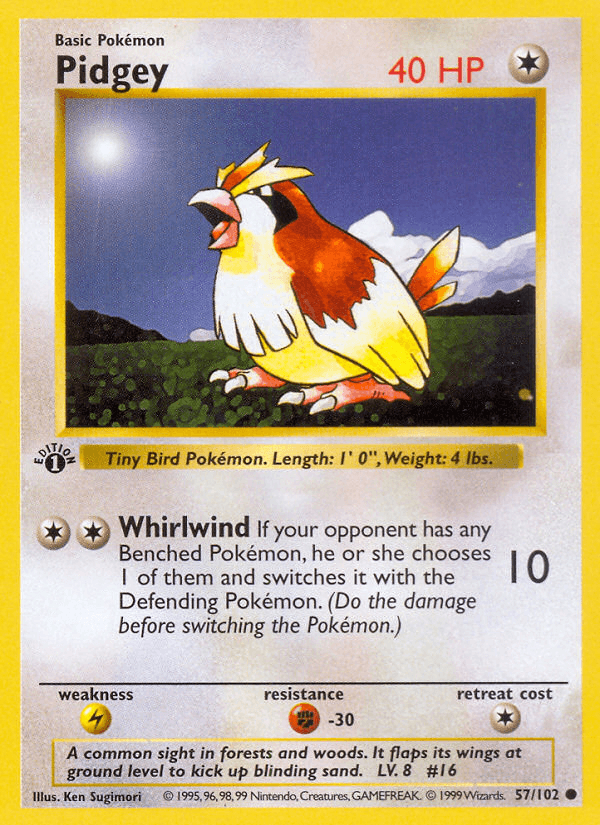 Pidgey — Base #57