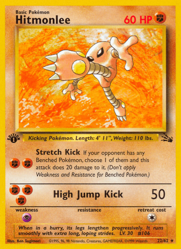 Hitmonlee — Fossil #22